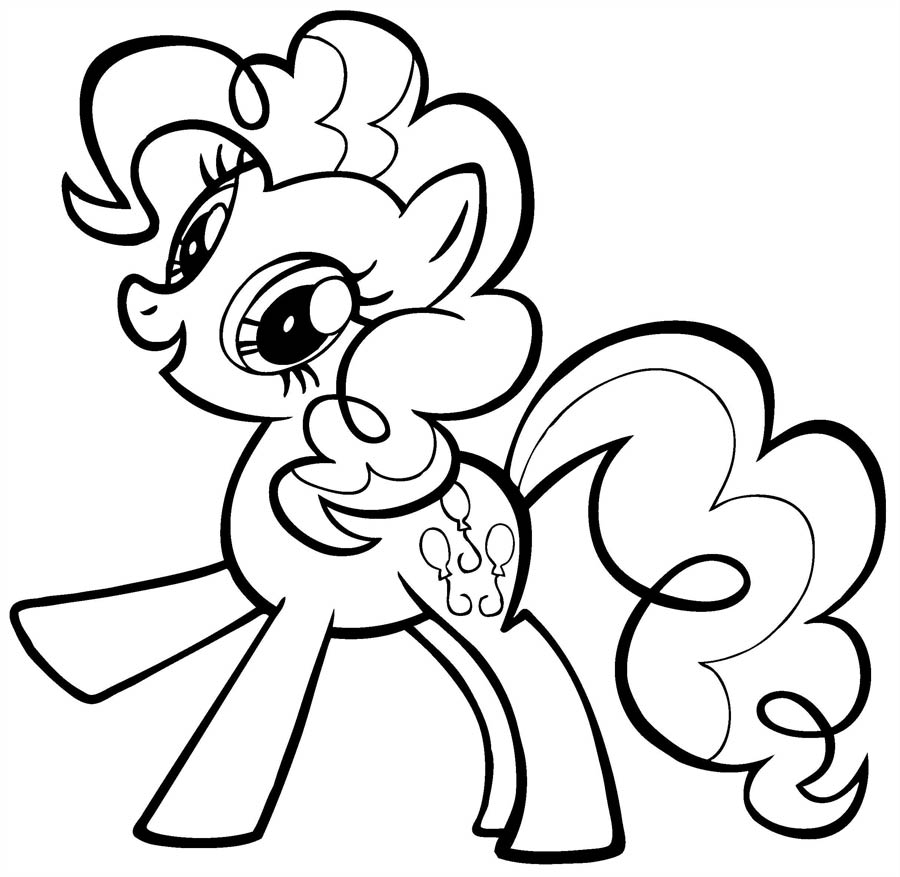 Pinkie pie kolorowanki